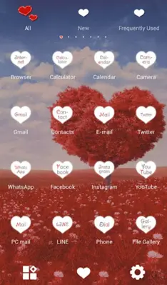 Heart Tree +HOME Theme android App screenshot 1